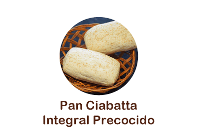 Alitanta pan ciabatta integral precocido